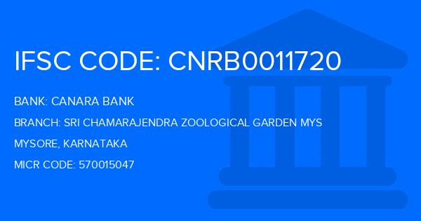 Canara Bank Sri Chamarajendra Zoological Garden Mys Branch IFSC Code