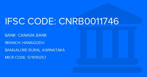 Canara Bank Hanagodu Branch IFSC Code