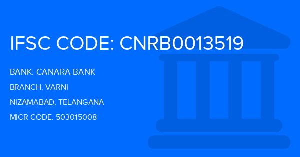 Canara Bank Varni Branch IFSC Code