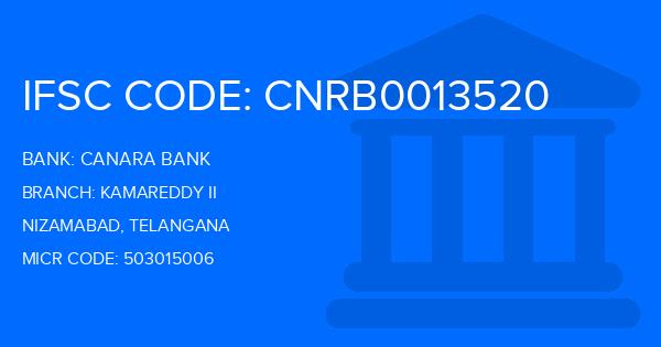 Canara Bank Kamareddy Ii Branch IFSC Code