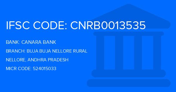 Canara Bank Buja Buja Nellore Rural Branch IFSC Code