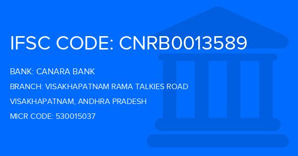 Canara Bank Visakhapatnam Rama Talkies Road Branch IFSC Code