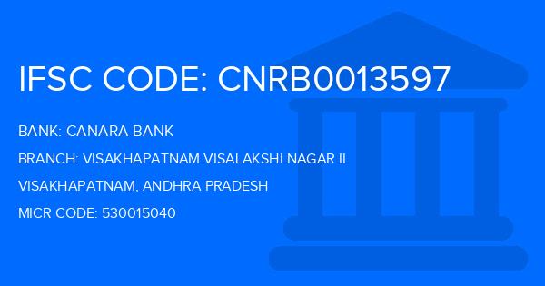 Canara Bank Visakhapatnam Visalakshi Nagar Ii Branch IFSC Code