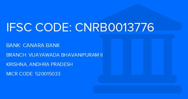Canara Bank Vijayawada Bhavanipuram Ii Branch IFSC Code