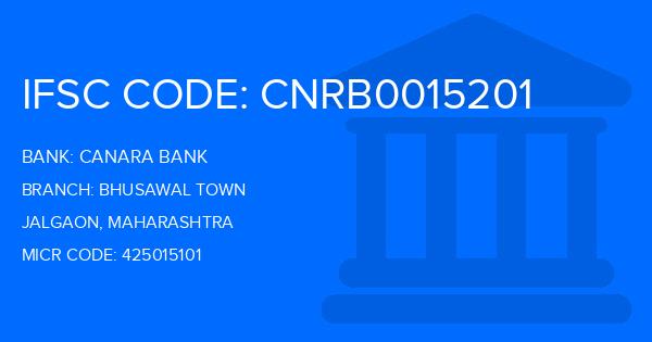 Canara Bank Bhusawal Town Branch IFSC Code