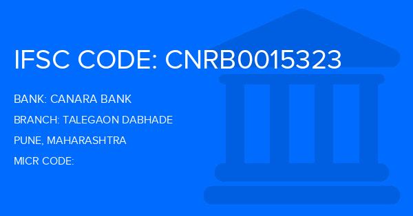 Canara Bank Talegaon Dabhade Branch IFSC Code