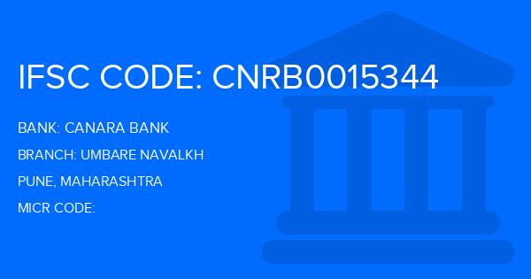 Canara Bank Umbare Navalkh Branch IFSC Code