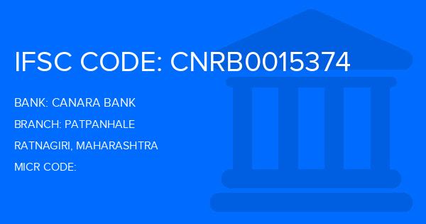 Canara Bank Patpanhale Branch IFSC Code