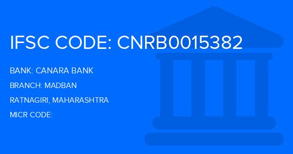 Canara Bank Madban Branch IFSC Code