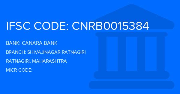 Canara Bank Shivajinagar Ratnagiri Branch IFSC Code