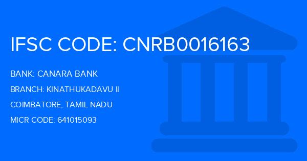 Canara Bank Kinathukadavu Ii Branch IFSC Code