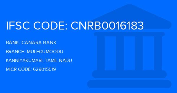 Canara Bank Mulegumoodu Branch IFSC Code