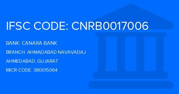 Canara Bank Ahmadabad Navavadaj Branch IFSC Code