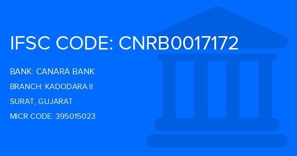 Canara Bank Kadodara Ii Branch IFSC Code
