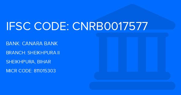 Canara Bank Sheikhpura Ii Branch IFSC Code