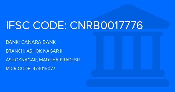 Canara Bank Ashok Nagar Ii Branch IFSC Code