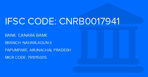 Canara Bank Naharlagun Ii Branch IFSC Code