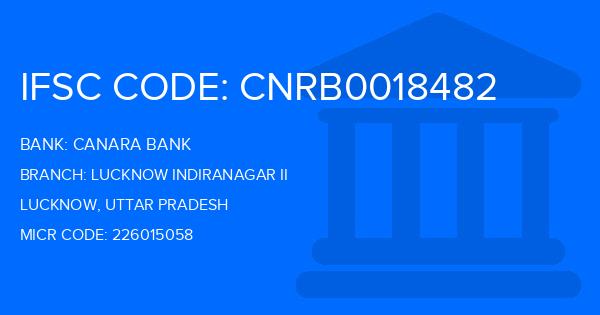 Canara Bank Lucknow Indiranagar Ii Branch IFSC Code