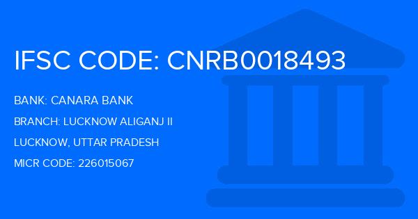 Canara Bank Lucknow Aliganj Ii Branch IFSC Code