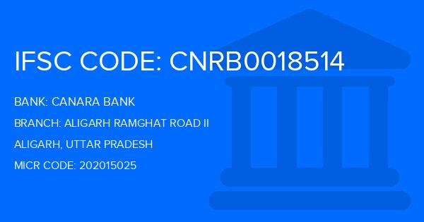 Canara Bank Aligarh Ramghat Road Ii Branch IFSC Code