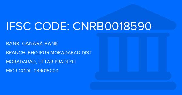 Canara Bank Bhojpur Moradabad Dist Branch IFSC Code