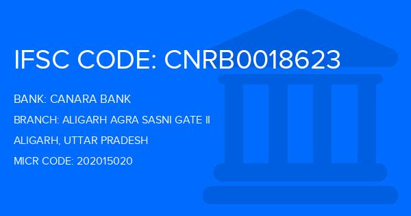 Canara Bank Aligarh Agra Sasni Gate Ii Branch IFSC Code