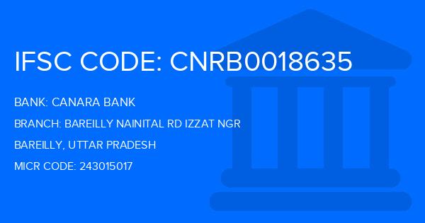 Canara Bank Bareilly Nainital Rd Izzat Ngr Branch IFSC Code