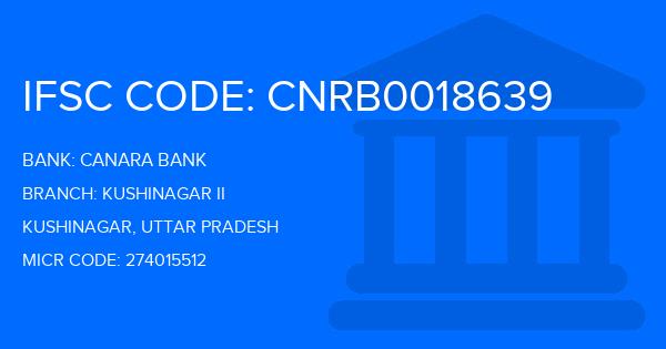 Canara Bank Kushinagar Ii Branch IFSC Code