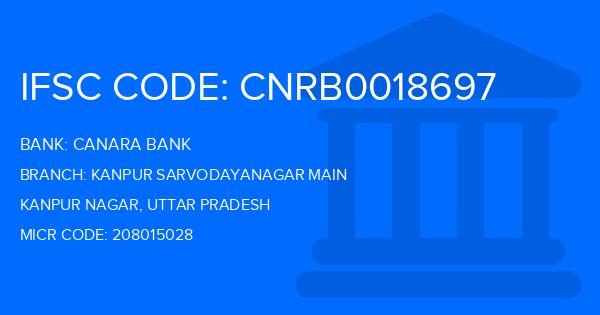 Canara Bank Kanpur Sarvodayanagar Main Branch IFSC Code
