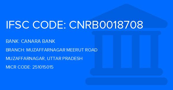 Canara Bank Muzaffarnagar Meerut Road Branch IFSC Code