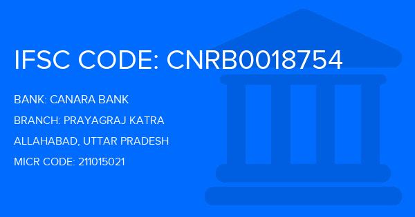 Canara Bank Prayagraj Katra Branch IFSC Code