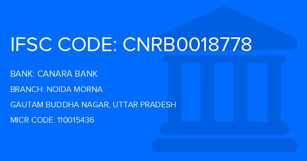 Canara Bank Noida Morna Branch IFSC Code
