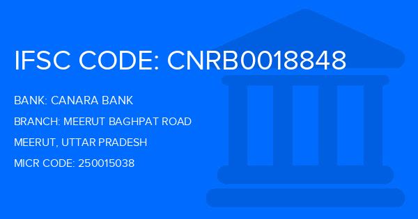 Canara Bank Meerut Baghpat Road Branch IFSC Code