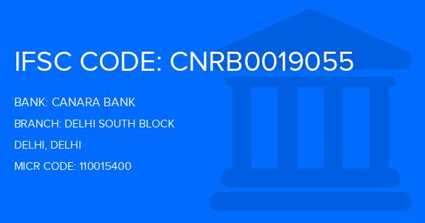 Canara Bank Delhi South Block Branch IFSC Code