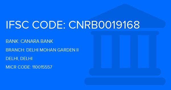 Canara Bank Delhi Mohan Garden Ii Branch IFSC Code