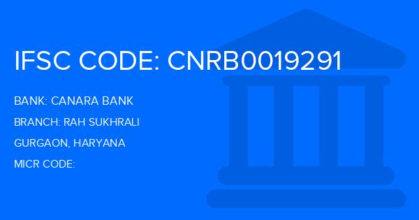Canara Bank Rah Sukhrali Branch IFSC Code