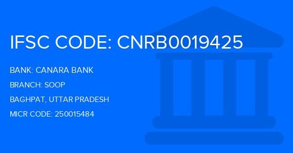 Canara Bank Soop Branch IFSC Code