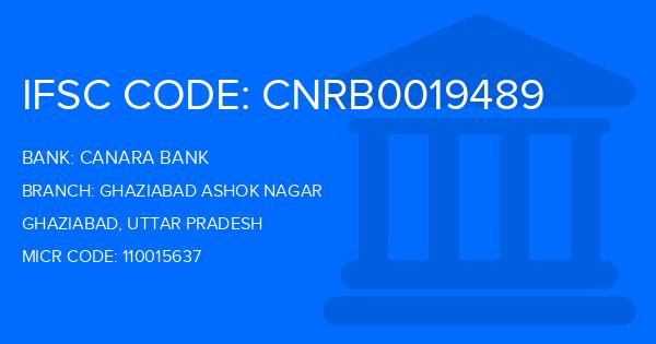 Canara Bank Ghaziabad Ashok Nagar Branch IFSC Code