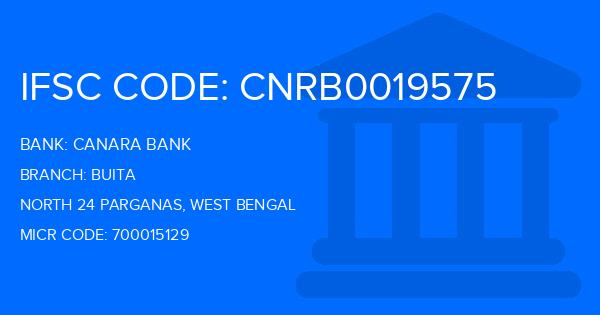 Canara Bank Buita Branch IFSC Code