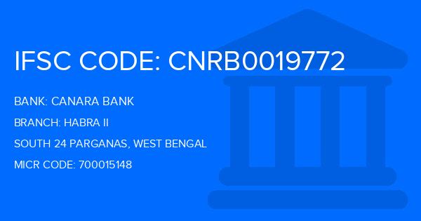 Canara Bank Habra Ii Branch IFSC Code