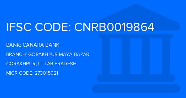 Canara Bank Gorakhpur Maya Bazar Branch IFSC Code
