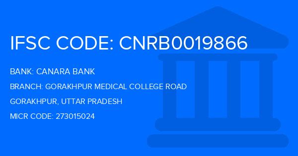 Canara Bank Gorakhpur Medical College Road Branch IFSC Code