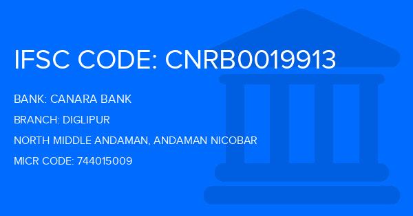Canara Bank Diglipur Branch IFSC Code