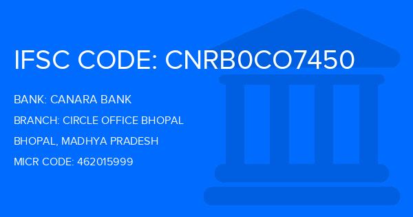Canara Bank Circle Office Bhopal Branch IFSC Code
