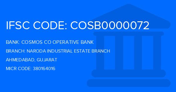 Cosmos Co Operative Bank Naroda Industrial Estate Branch