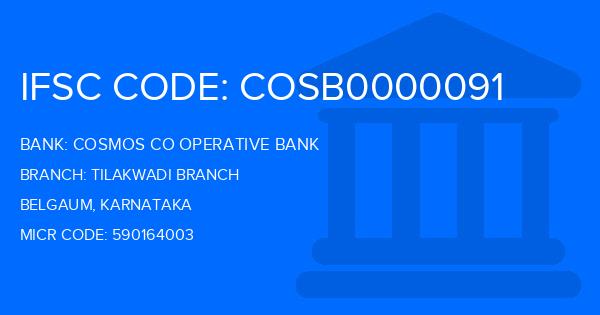 Cosmos Co Operative Bank Tilakwadi Branch