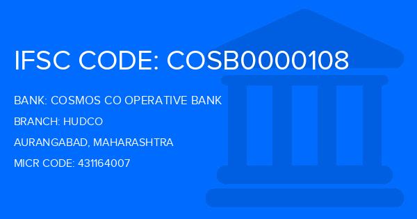 Cosmos Co Operative Bank Hudco Branch IFSC Code