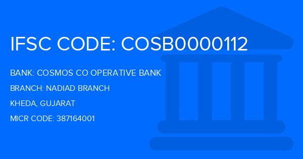 Cosmos Co Operative Bank Nadiad Branch