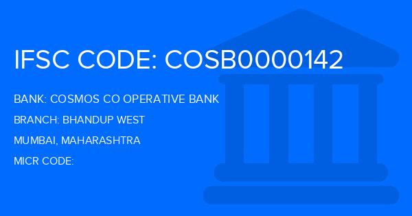 Cosmos Co Operative Bank Bhandup West Branch IFSC Code