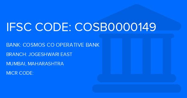 Cosmos Co Operative Bank Jogeshwari East Branch IFSC Code